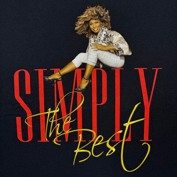 VTG Y2K Tina Turner "Simply The Best" Final Tour “Tina Live in Concert” - XL - Picture 2 of 7